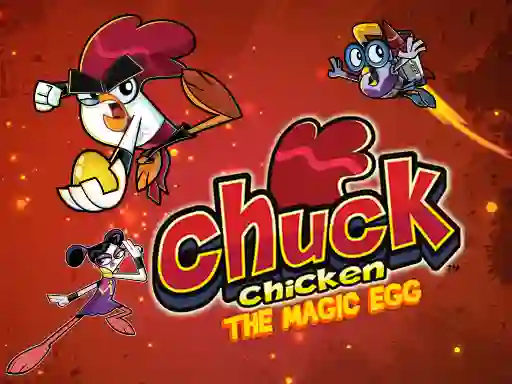 Гульня Chuck Chicken The Magic Egg онлайн