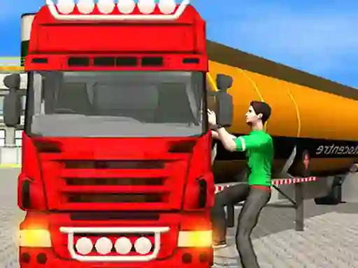 Гульня Oil Tanker Transporter Truck Simulator онлайн