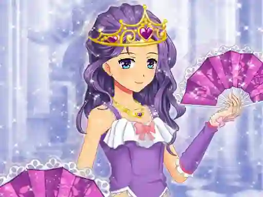 Гульня Anime Princess Dress Up Game онлайн
