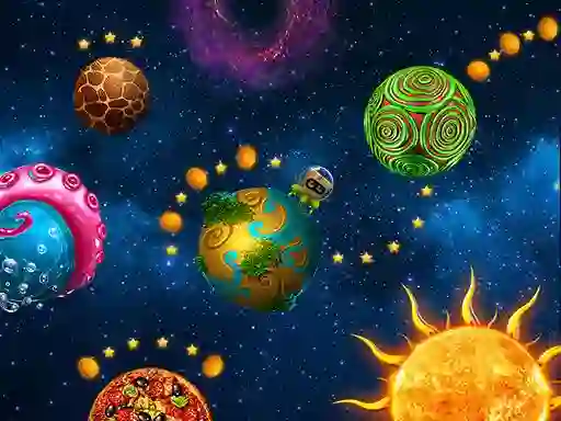 Гульня Boxie Space Jump онлайн