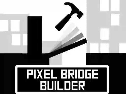 Гульня Pixel bridge builder онлайн