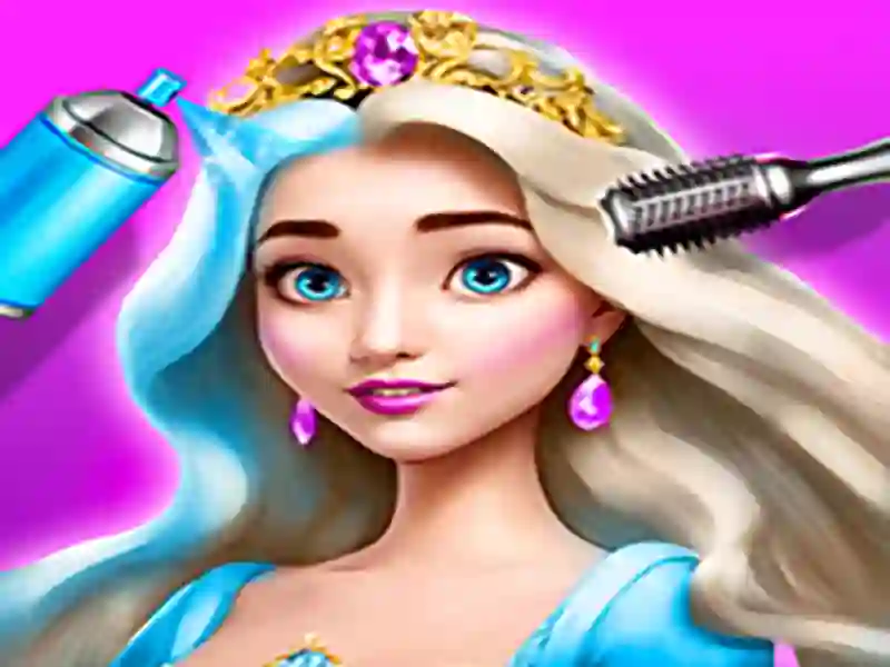 Гульня Princess Hair & Makeup Salon онлайн