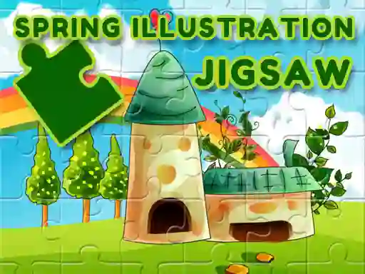 Гульня Spring Illustration Jigsaw онлайн