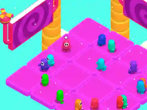 Гульня Fallingman.io онлайн