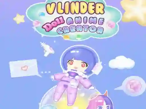 Гульня Vlinder Anime Doll Maker онлайн