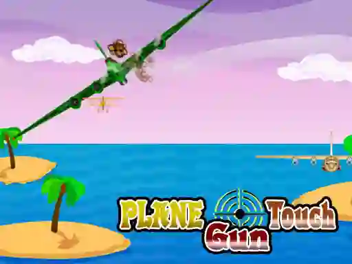 Гульня Plane Touch Gun онлайн