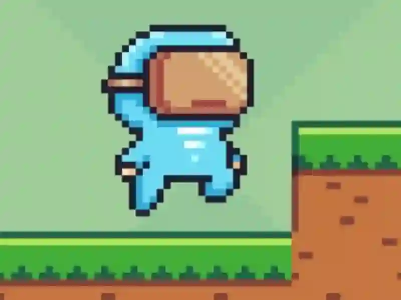 Гульня Speedrun platformer онлайн