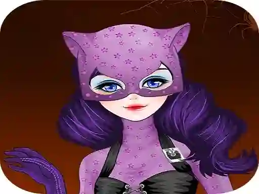 Гульня Cute Halloween Dressup онлайн