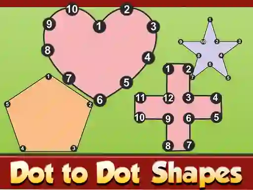 Гульня Dot To Dot Shapes онлайн