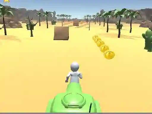 Гульня 3D Desert Parkour онлайн