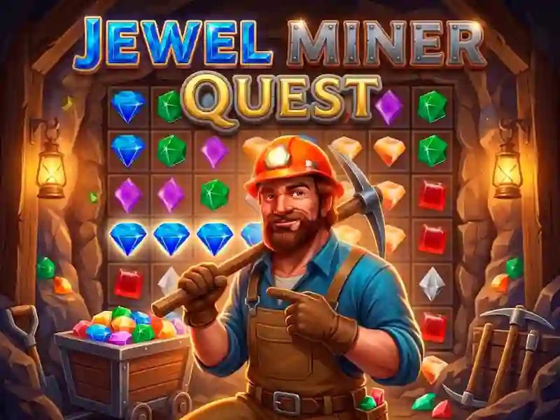 Гульня Jewel Miner Quest онлайн