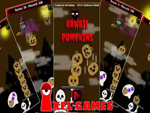 Гульня Kawaii Pumpkins онлайн