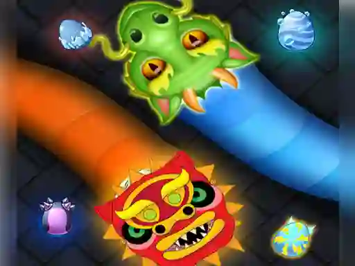 Гульня Slither Dragon.io онлайн