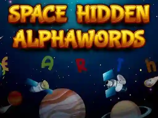 Гульня Space Hidden AlphaWords онлайн