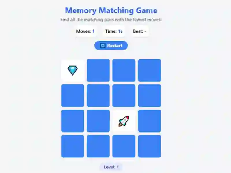 Гульня Memory Matching Game онлайн