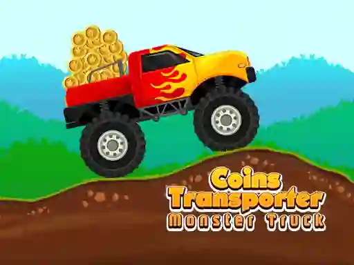 Гульня Coins Transporter Monster Truck онлайн