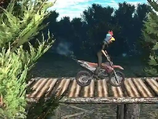 Гульня Bike Trial Xtreme Forest онлайн