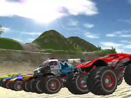 Гульня Offroad Monster Trucks онлайн