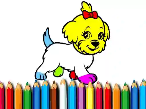 Гульня Back To School: Doggy Coloring Book онлайн