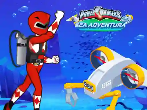 Гульня Power rangers Sea adventura онлайн