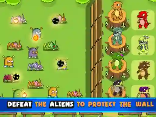 Гульня Tower Defense Dragon Merge онлайн