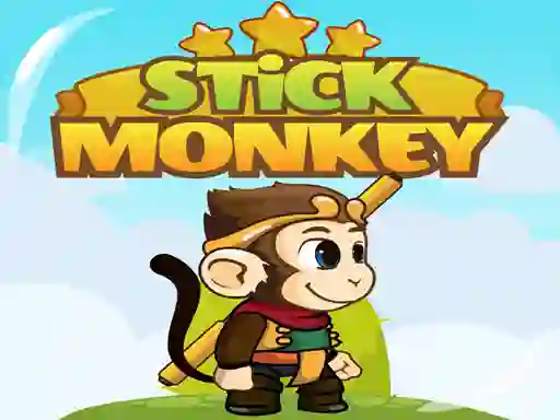Гульня Stick Monkey онлайн