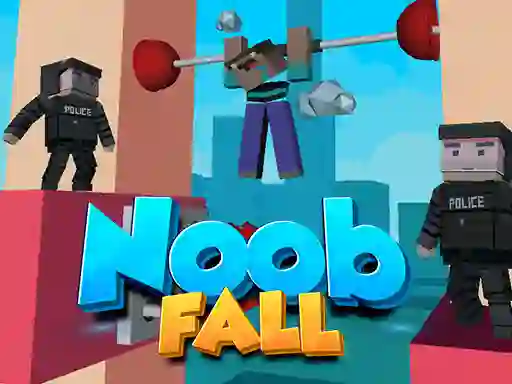 Гульня Noob Fall онлайн