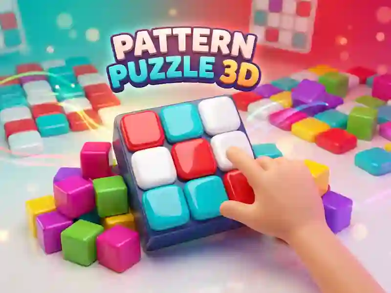 Гульня Pattern Puzzle 3D онлайн