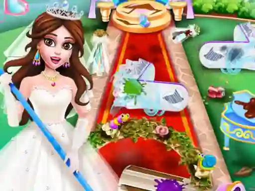 Гульня Princess Wedding Cleaning онлайн