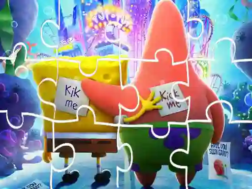 Гульня Spongebob Sponge On The Run Jigsaw онлайн