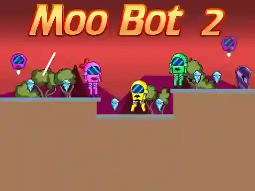 Гульня Moo Bot 2 онлайн