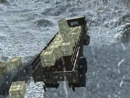 Гульня Cargo Truck Montain Simulator онлайн