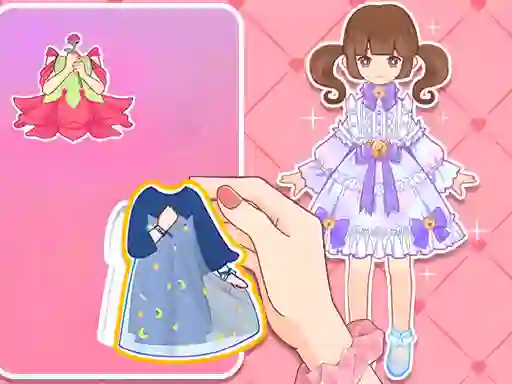 Гульня Paper Doll For Girls Dress Up онлайн