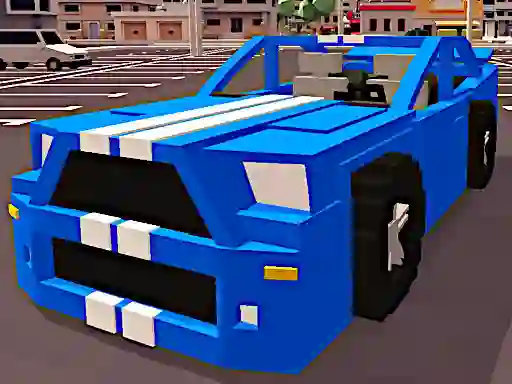 Гульня Cubic Cars Highway онлайн