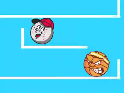 Гульня Ball Stair Jump онлайн