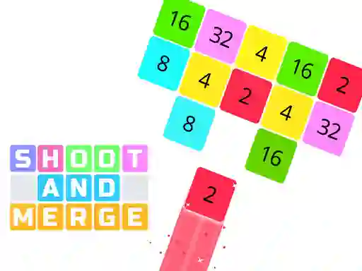 Гульня Shoot And Merge The Numbers онлайн