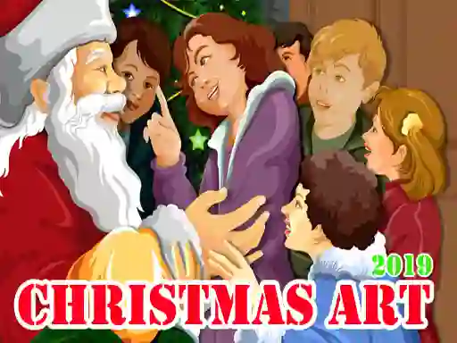 Гульня Christmas Art 2019 онлайн