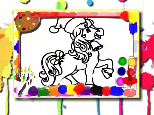 Гульня Horse Coloring Book онлайн