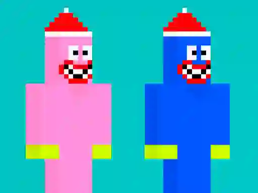 Гульня Noob Huggy Kissiy онлайн