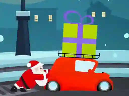 Гульня Christmas Cars Match 3 онлайн
