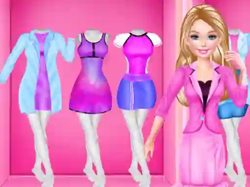 Гульня Fashion Girl Career Outfits онлайн