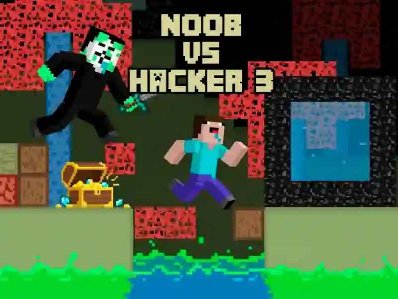 Гульня Noob vs Hacker онлайн