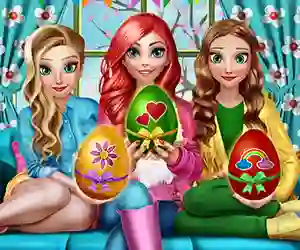Гульня Princesses Easter Fun онлайн