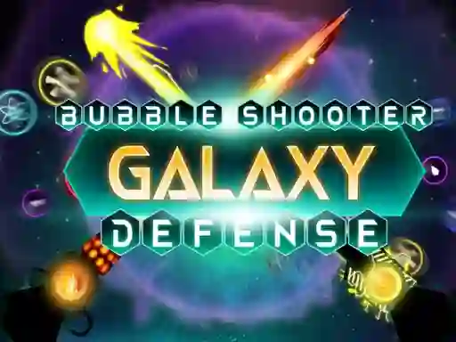 Гульня Bubble Shooter Galaxy Defense онлайн