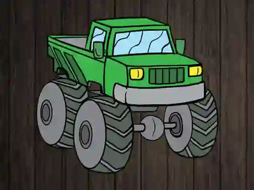 Гульня Monster Truck Jigsaw онлайн