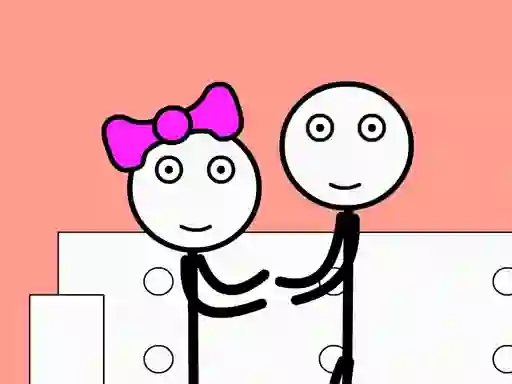 Гульня Stickman Prison and Love онлайн