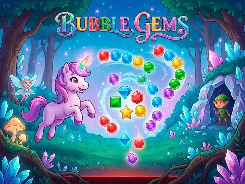 Гульня Bubble Gems онлайн