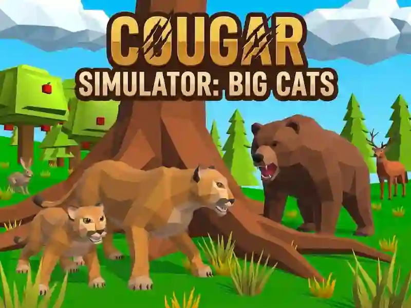 Гульня Cougar Simulator: Big Cats онлайн