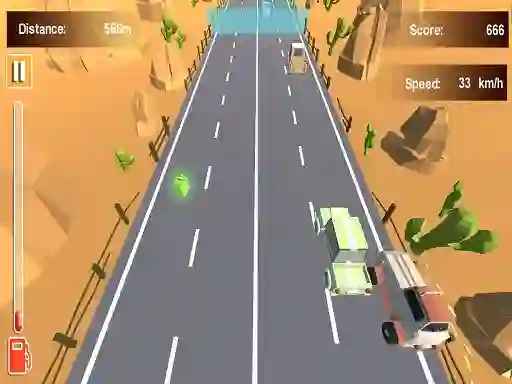 Гульня Furious Road онлайн