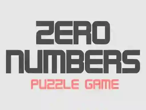 Гульня Zero Numbers Puzzle Game онлайн